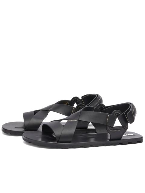 Jil Sander Plus Leather Sandal
