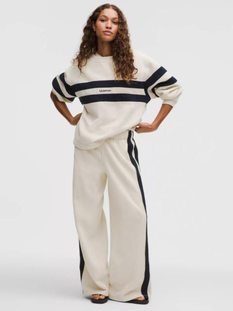 Women's Steady State Oversized Track Pant *Stripe