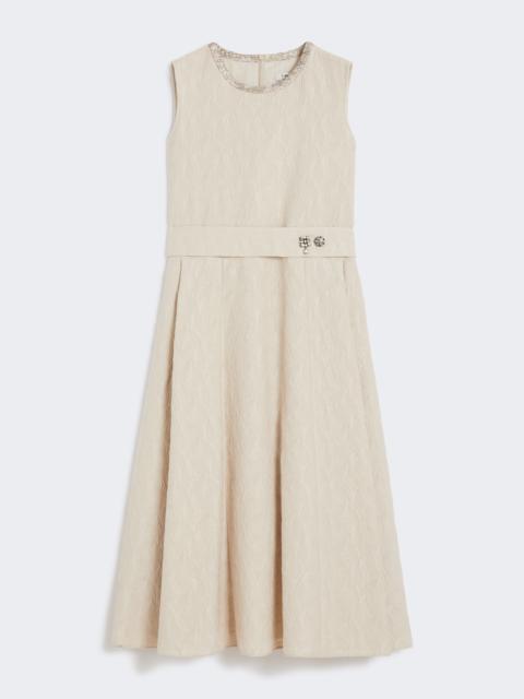 CARMEN Flared jacquard dress