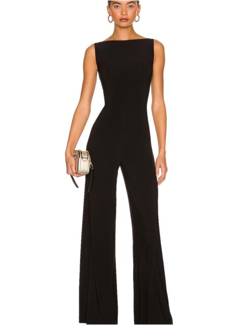 Sleeveless X Straight Leg Jumpsuit