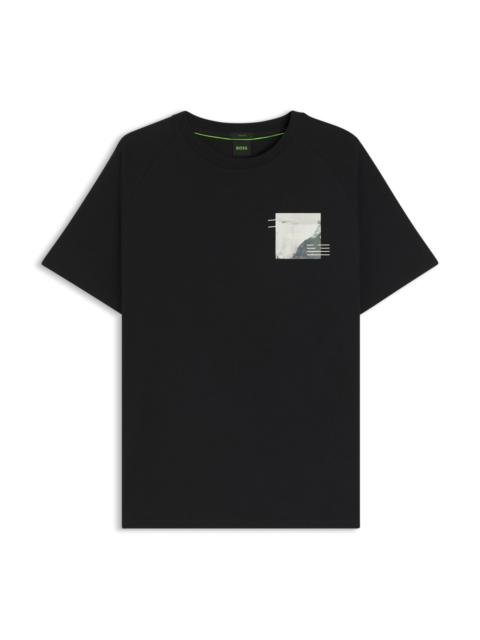 RELAXED-FIT T-SHIRT WITH DECORATIVE REFLECTIVE ACCENTS