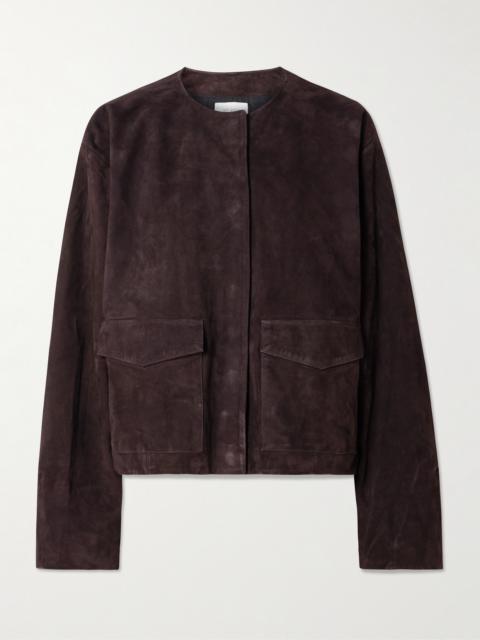 Utility Cocoon Suede Jacket