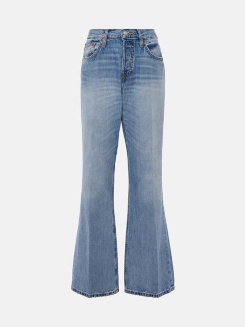 Loose Boot mid-rise wide-leg jeans
