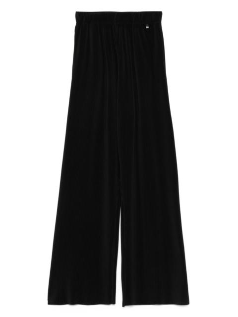 pleated wide-leg trousers