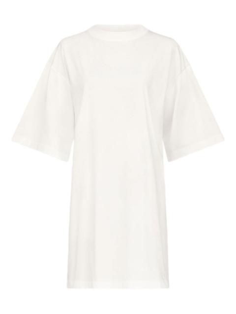 crew-neck drop-shoulder T-shirt