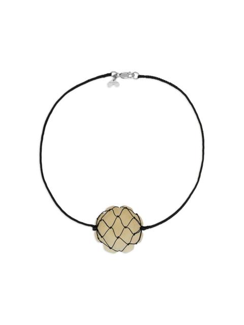 Wrapped Flower necklace