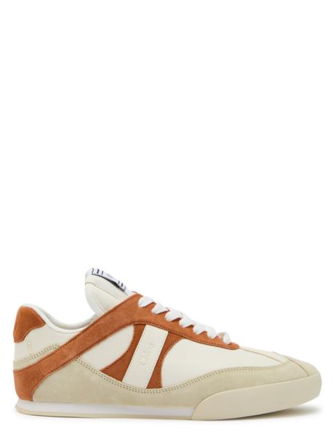 Chloe Kick Panelled Leather Sneakers