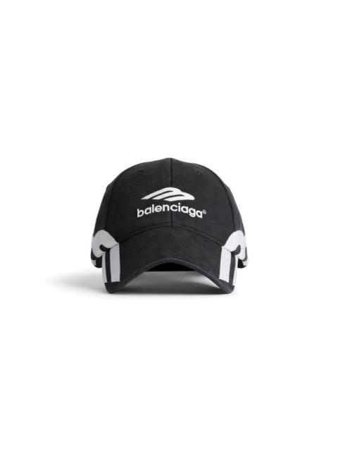 Men's 3b Sports Icon Cap in Black/white