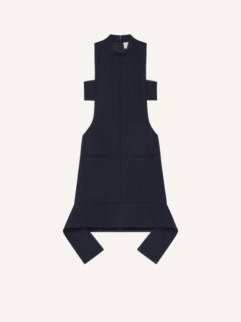 REVERSED POLYWOOL DRESS
