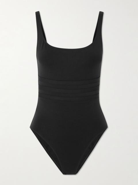 Les Essentiels Asia paneled swimsuit Black