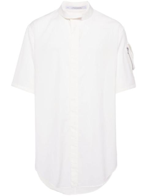 short-sleeve poplin shirt