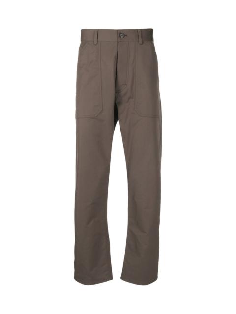 HIGH-RISE STRAIGHT-LEG TROUSERS