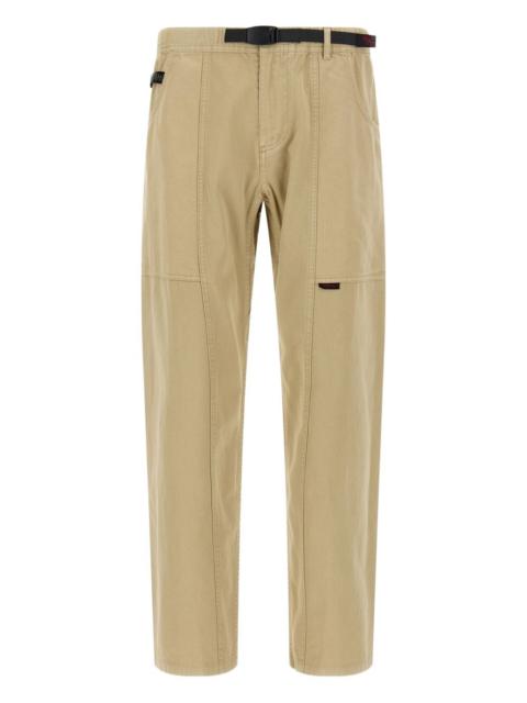 Gadget elastic-waistband twill trousers
