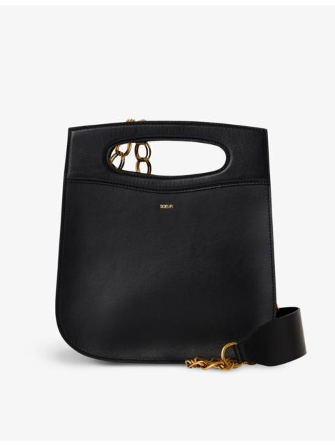 Cheri leather tote bag