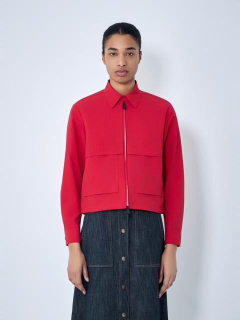 Zip-Up Cotton Jacket