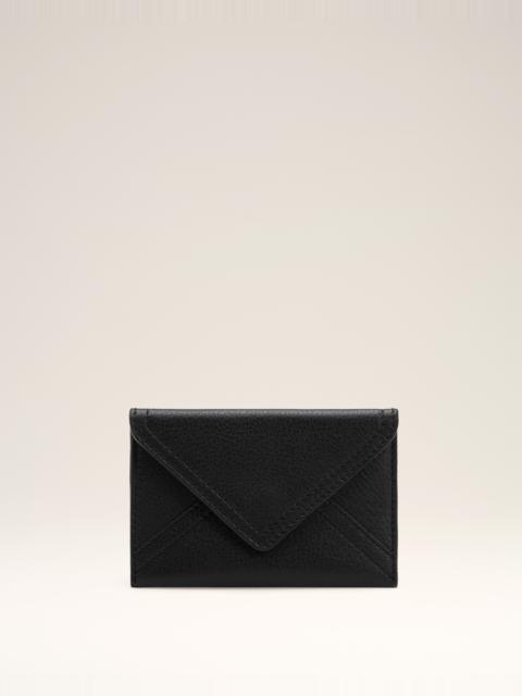BLACK SMOOTH LEATHER ETIENNE ENVELOPE CARD HOLDER