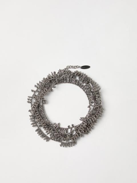 Sterling silver knotted bracelet