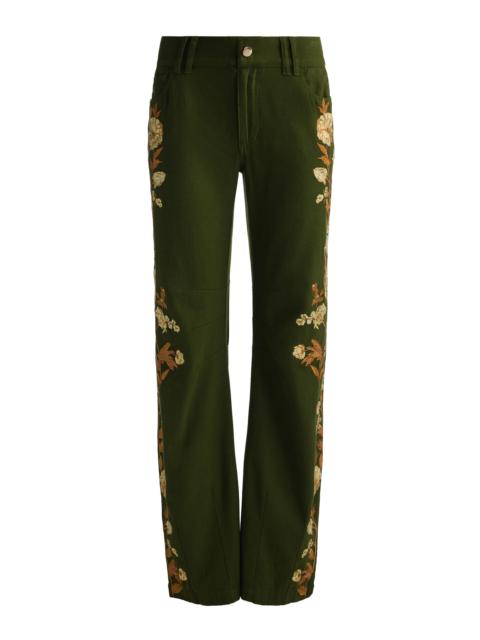 AKERS EMBROIDERED PANT