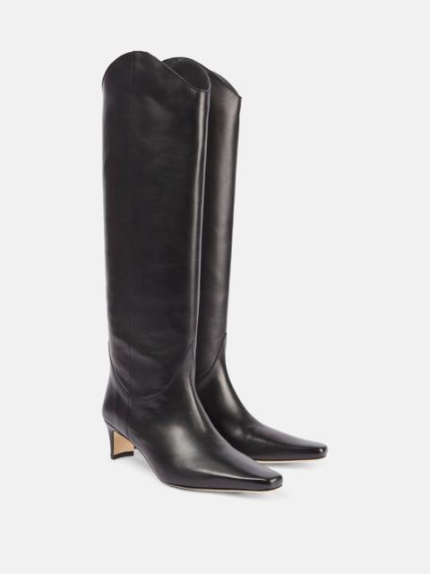 Western Wally 55 leather cowboy boots