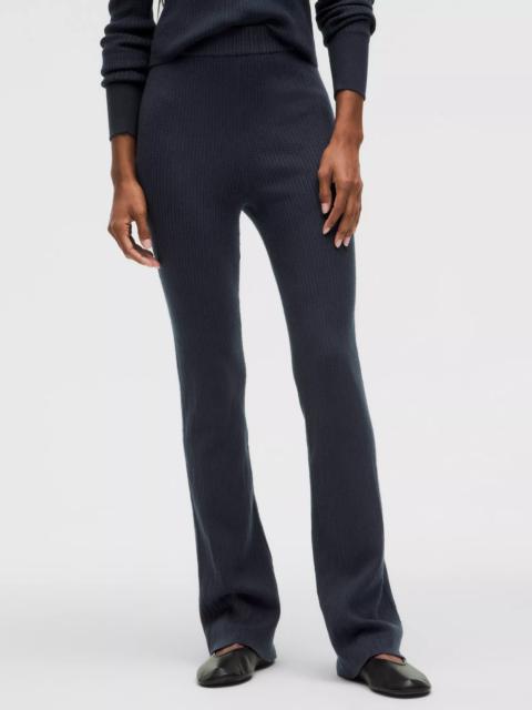 Ribbed Merino Wool-Blend Pant