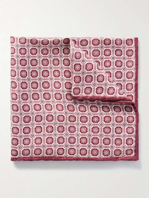 Printed Silk Pocket Square