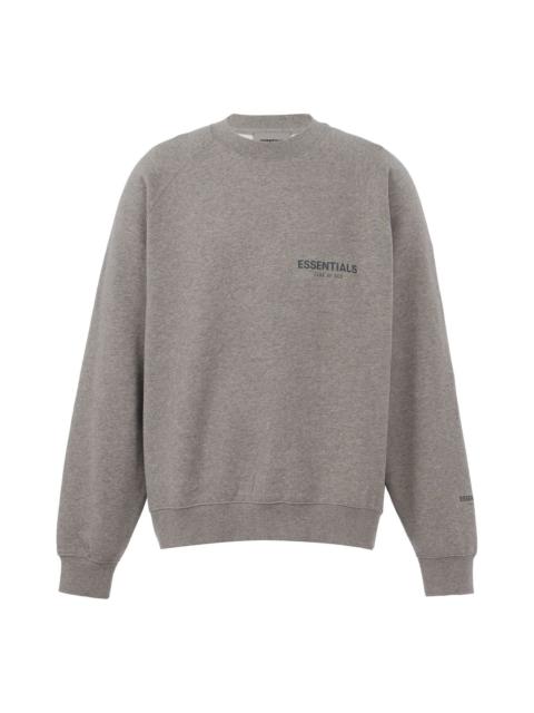 Fear of God Essentials FW21 Pullover Crewneck Dark Heather Oatmeal FOG-FW21-369