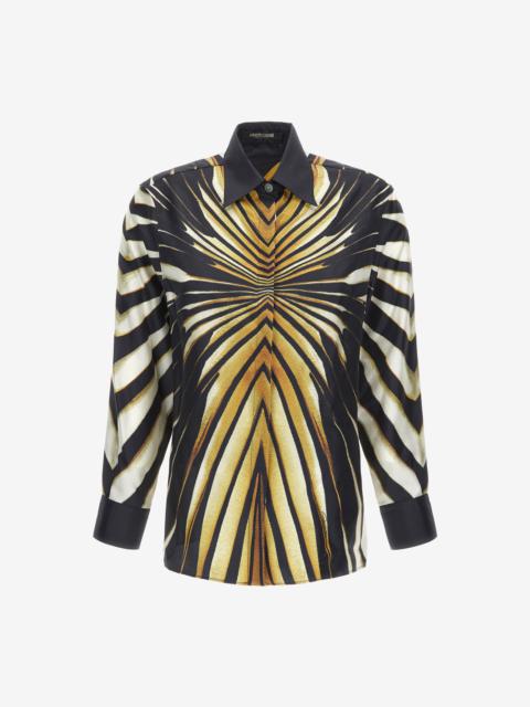 Shirt with Ray of Gold print