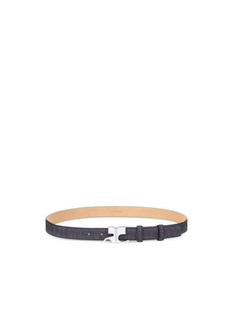 logo-buckle belt
