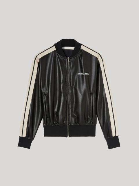 LEATHER TRACK JACKET