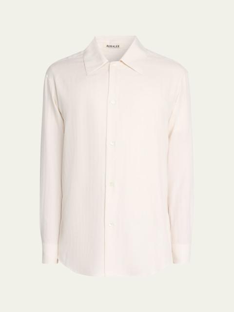 Herringbone Wool Shirt