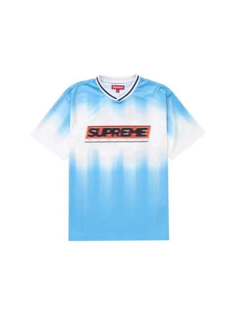 Supreme Blur Soccer Jersey Blue