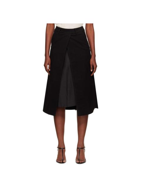 Black Grace Midi Skirt