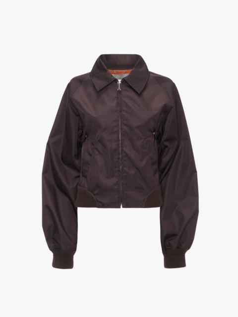 Harrington Bomber Jacket In Ebony
