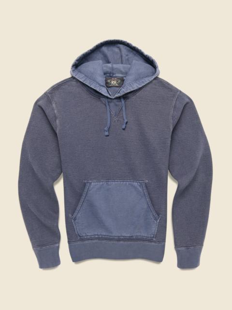 Two-Tone Fleece Hoodie - Navy