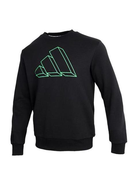 adidas Sportswear Graphic Crew Sweatshirt Black GQ6200