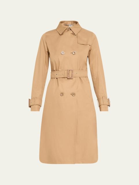 Delon Double-Breasted Trench Coat