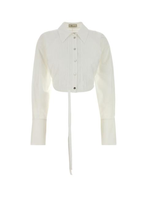 White poplin shirt