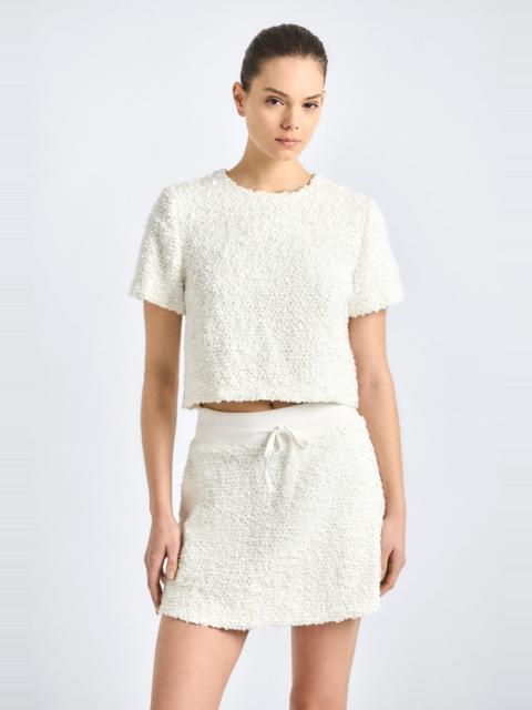 MARA SEQUIN BOUCLE SKIRT
