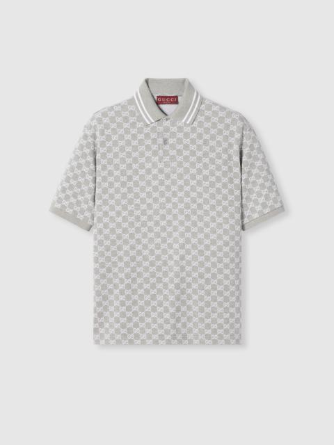 Cotton polo shirt with embroidery