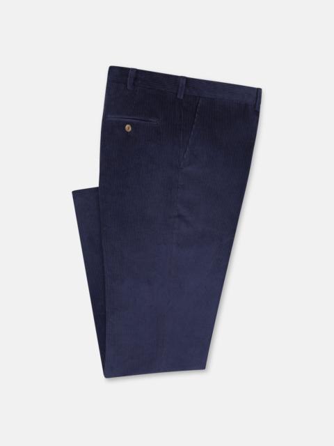 MADE-IN-USA NAVY WIDE WALE BRITISH CORDUROY PANT
