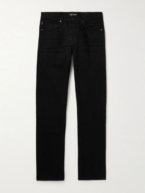 Slim-Fit Selvedge Jeans Black