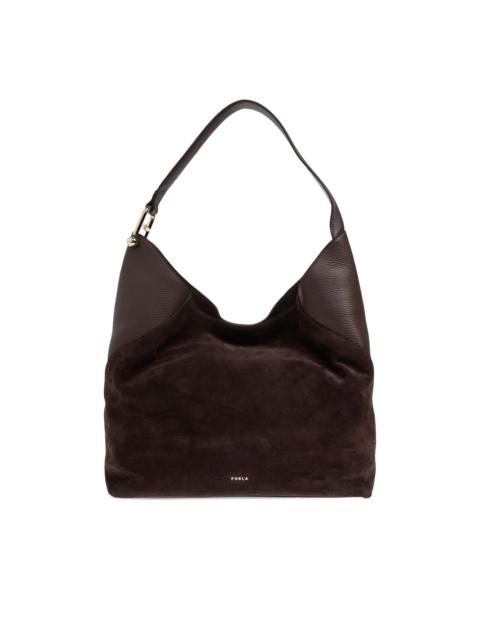 large Lara suede shoulder bag