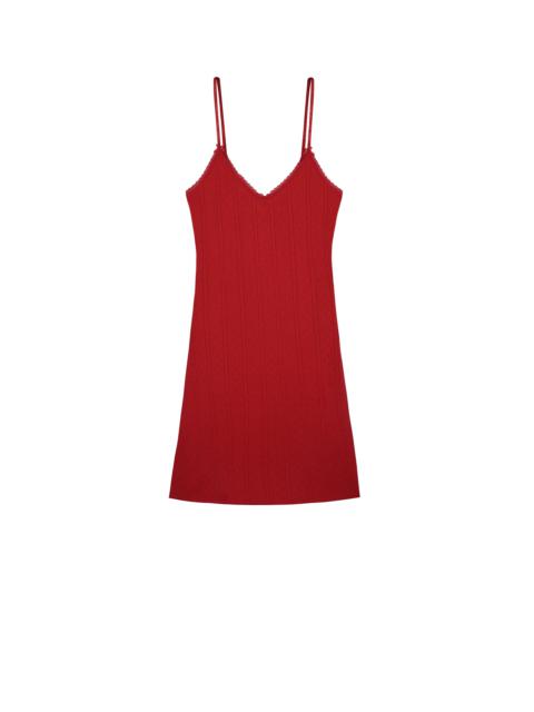 The Cami Slip Cherry Red