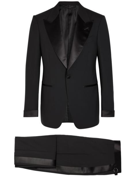 Tom Ford Shelton Satin-trim Wool Evening Suit