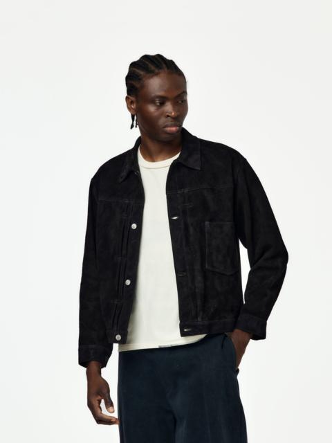 SUEDE LEATHER 1ST TYPE JACKET (BLACK)