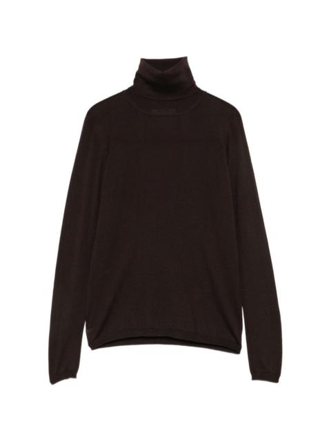 roll-neck sweater