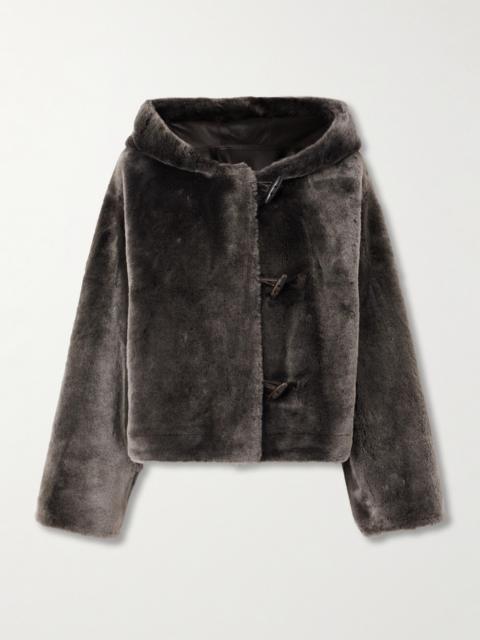 Hooded Shearling Jacket