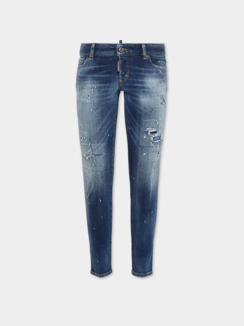 MEDIUM CLEAN WASH WITH CRYSTALS JENNIFER JEANS