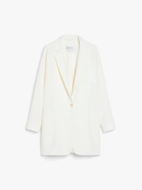 ORLAYA Oversize stretch-wool canvas jacket