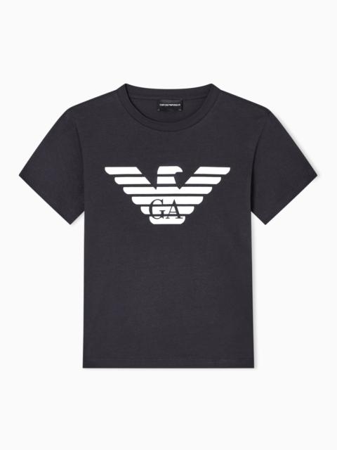 ASV organic-jersey T-shirt with logo print